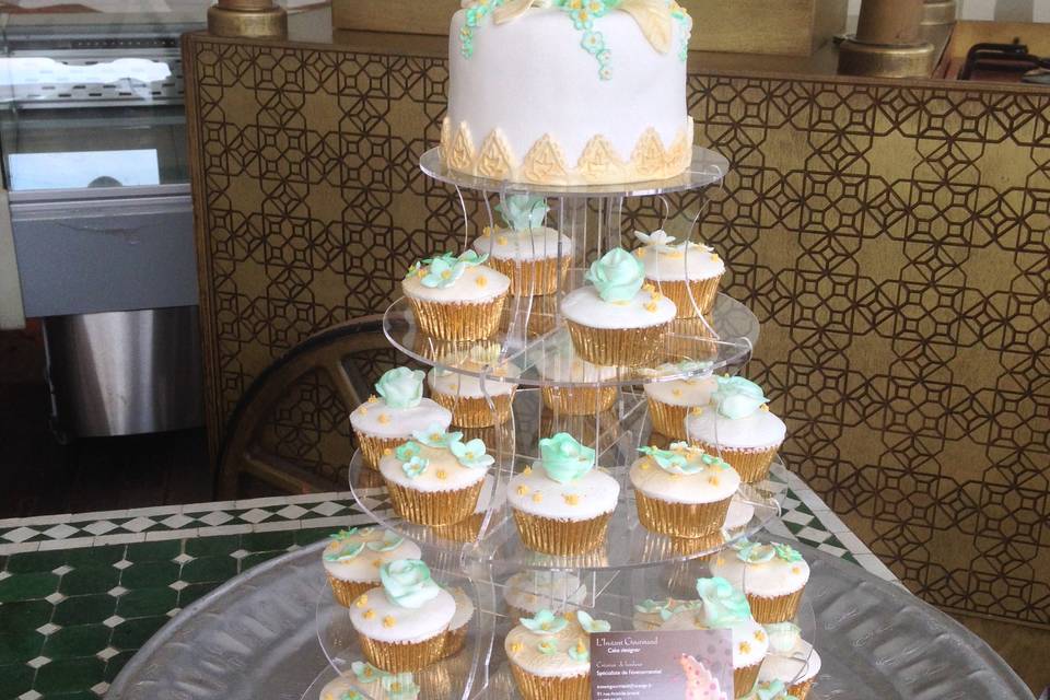 Cupcakes thème Franco-Tunisien