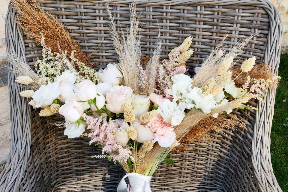 Bouquet mariée boheme