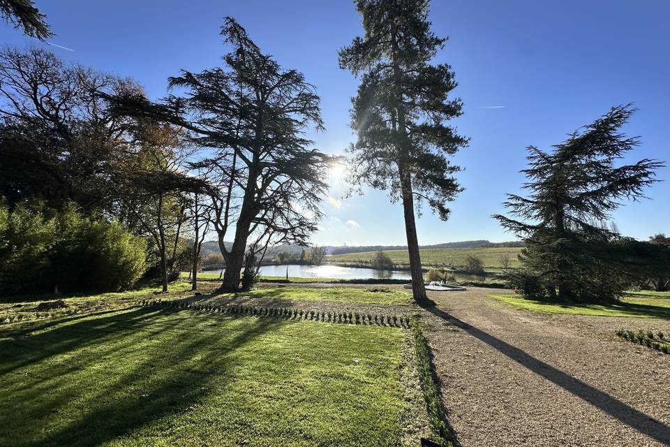 Vue sur la lac