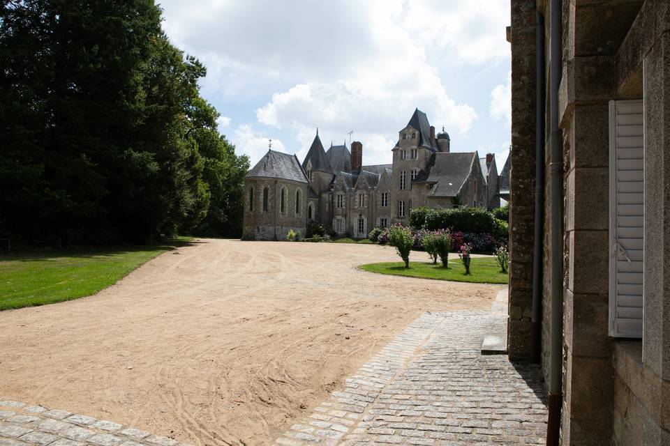 Vue des écuries