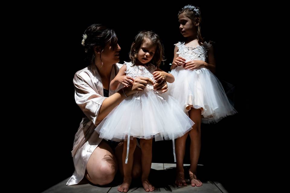 Préparatifs de la mariée