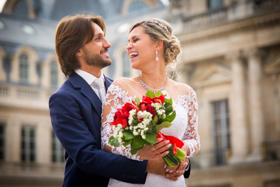 La joie après le 'oui'