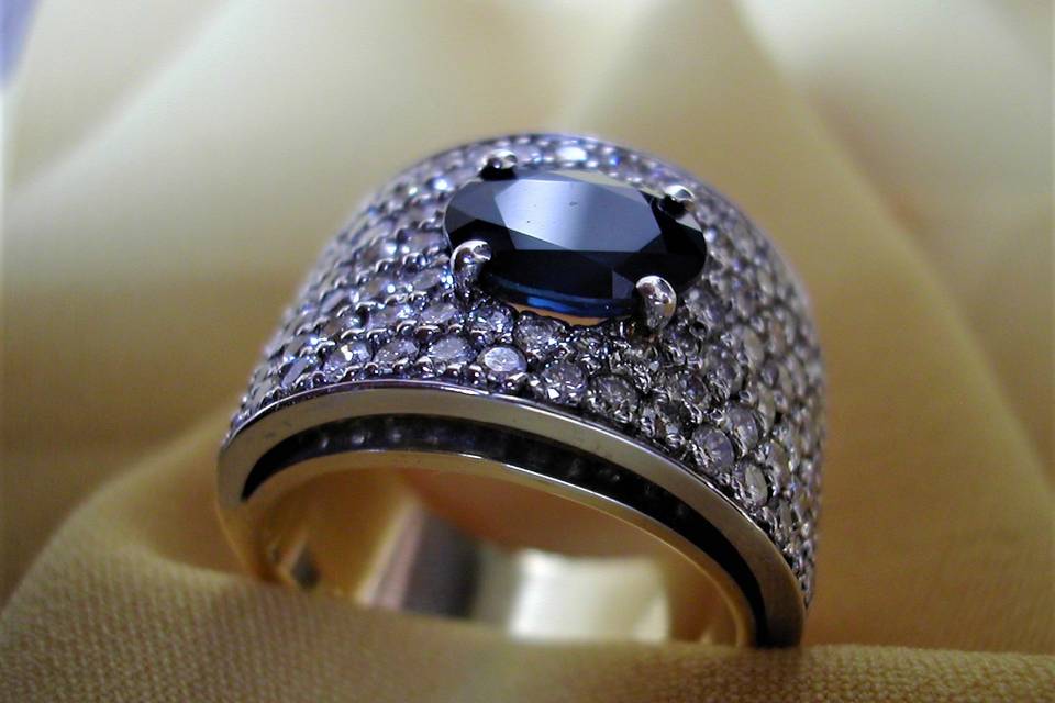 Saphir et diamants