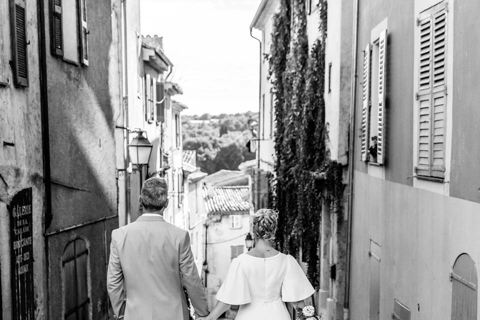 Mariés dans biot