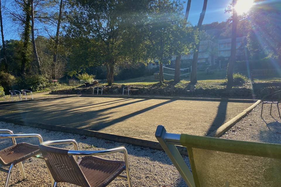 Terrain de pétanque