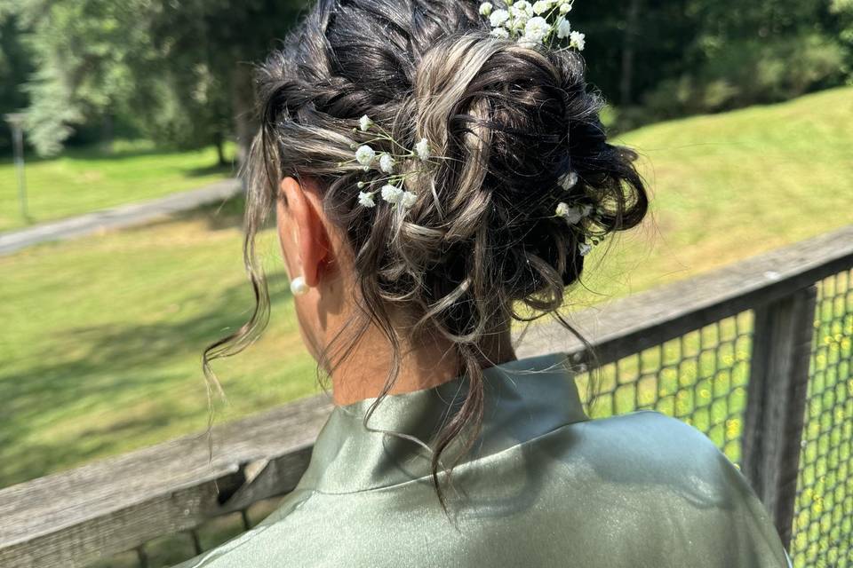 Chignon invitée