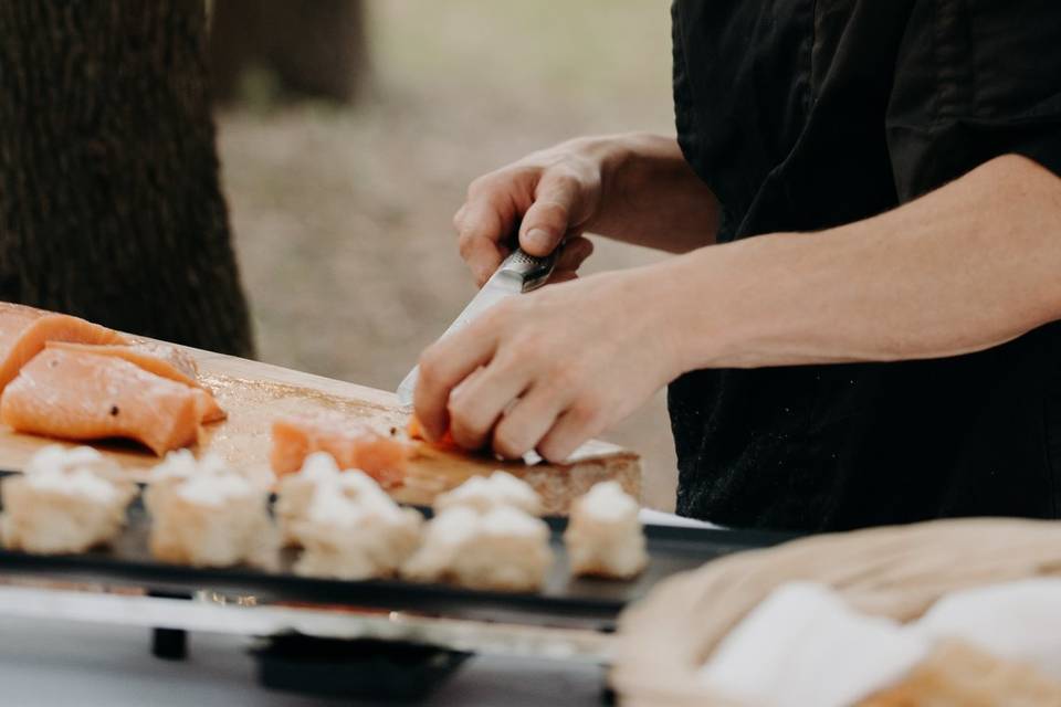 Atelier avec notre cuisinier