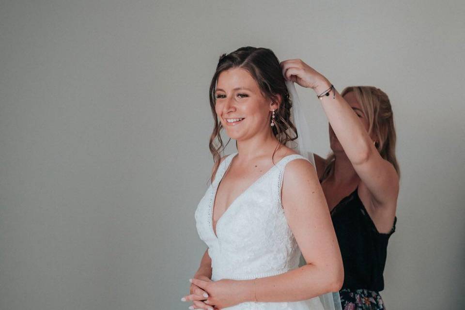 Coiffure bohème avec Clara