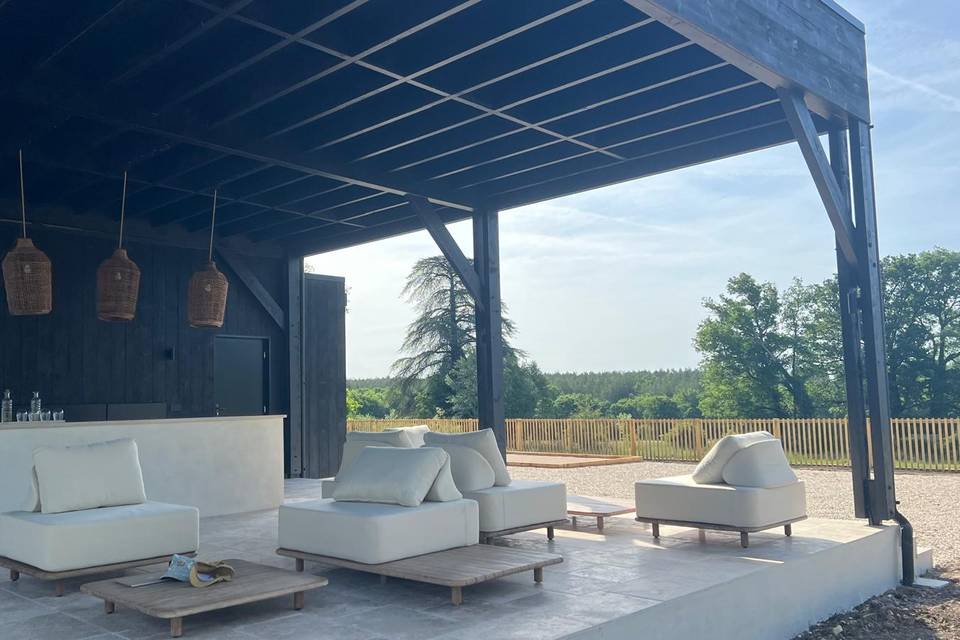 Piscine et pool house