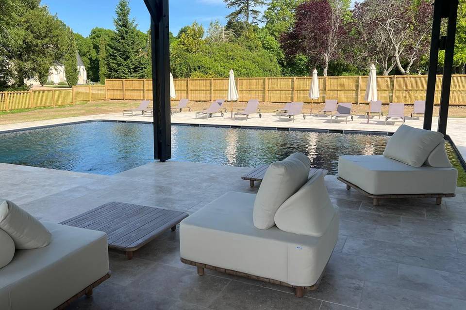 Piscine et pool house