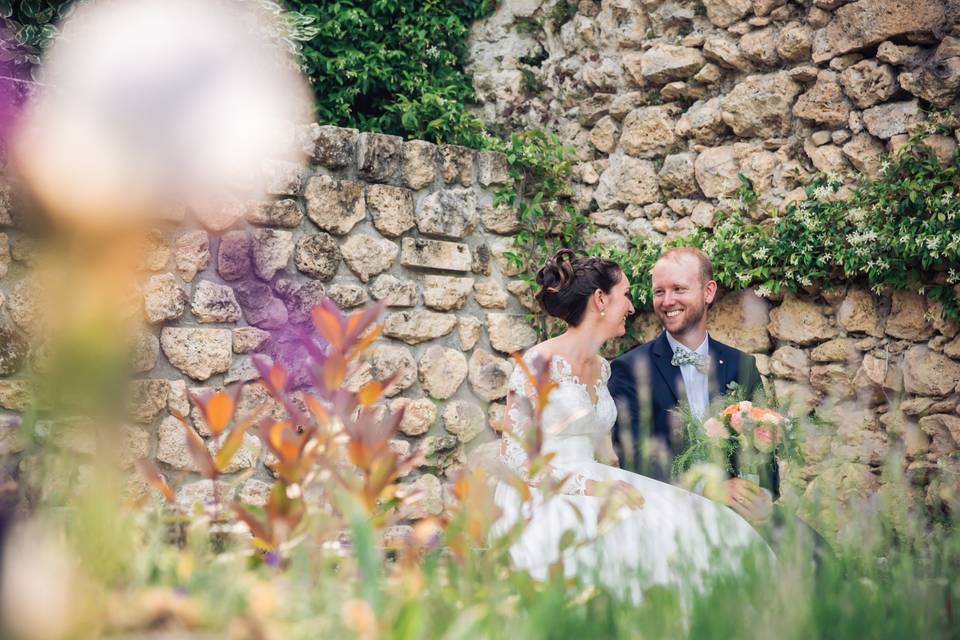 Photo mariage château médiéval