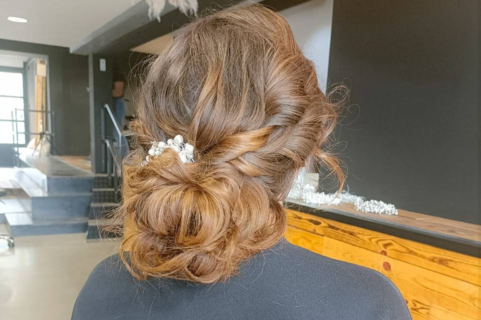 Chignon style bohème