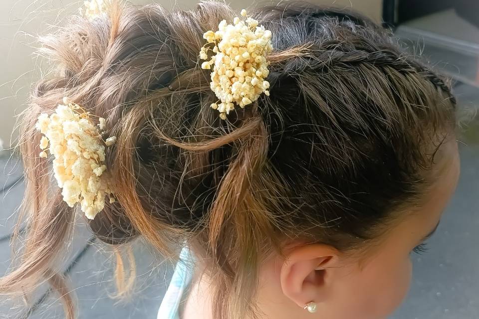 Chignon petite fille