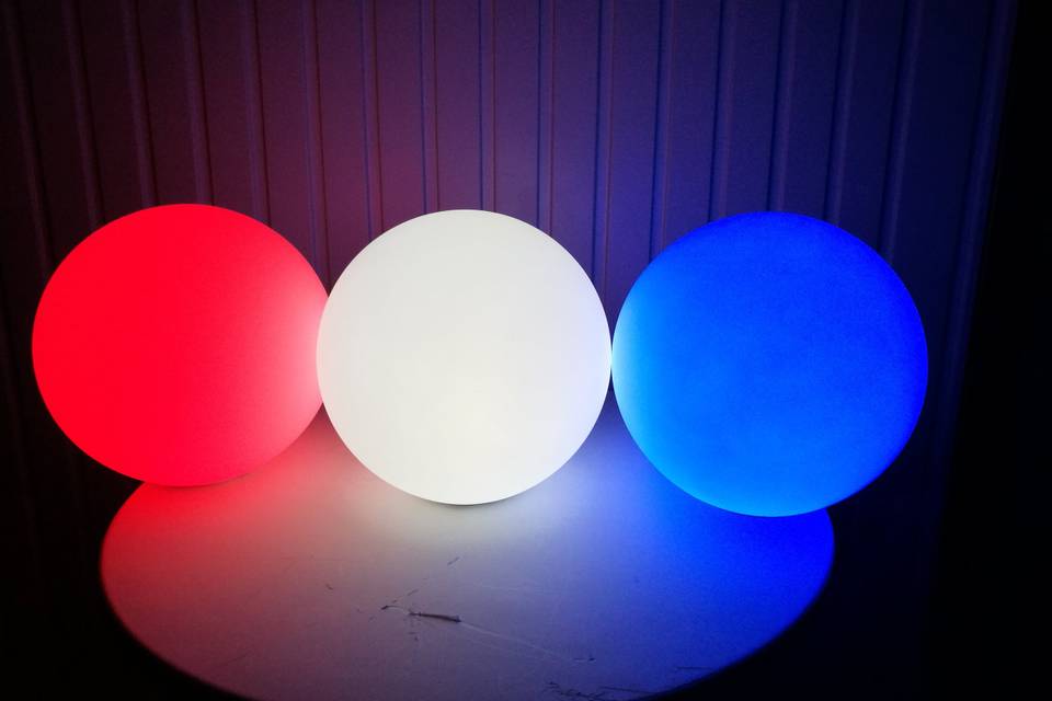 Boule lumineuse led à louer