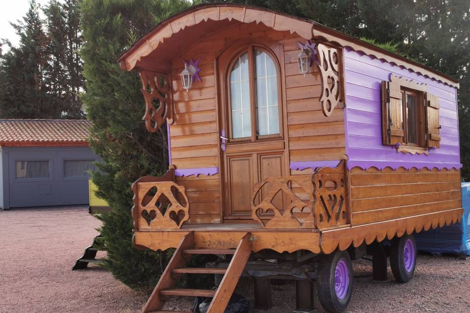 Roulotte équipé pour un couple