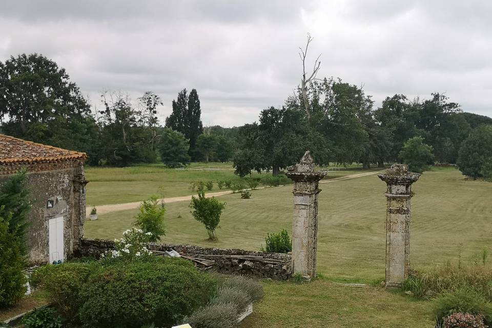 Côté sud vers l allée