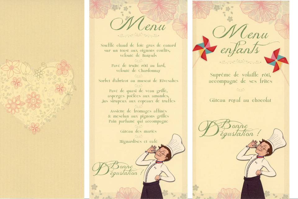 Recto et versos menus