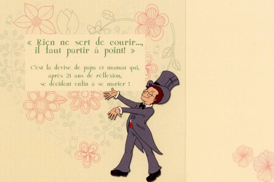 (frt. 3 volets) ouvert
