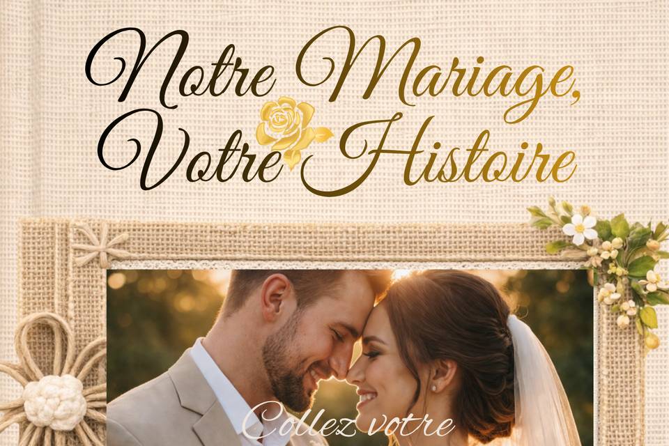 Livre cadeau invités mariage