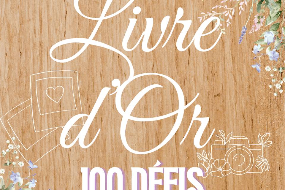 Livre d'or avec défis photos