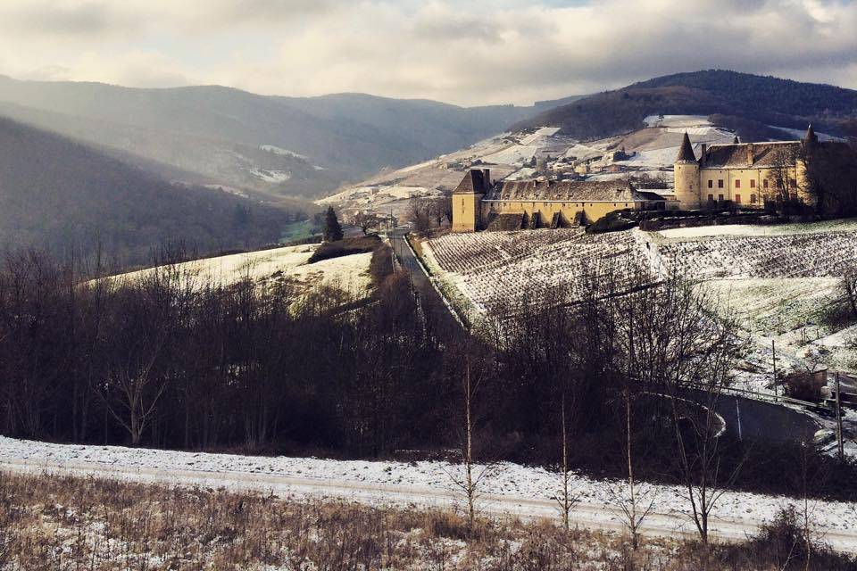 Château de Varennes, hiver