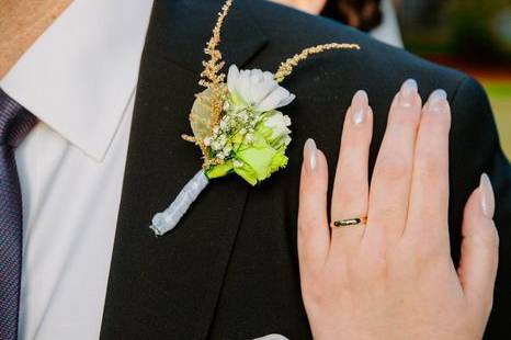 Boutonnière fleuri