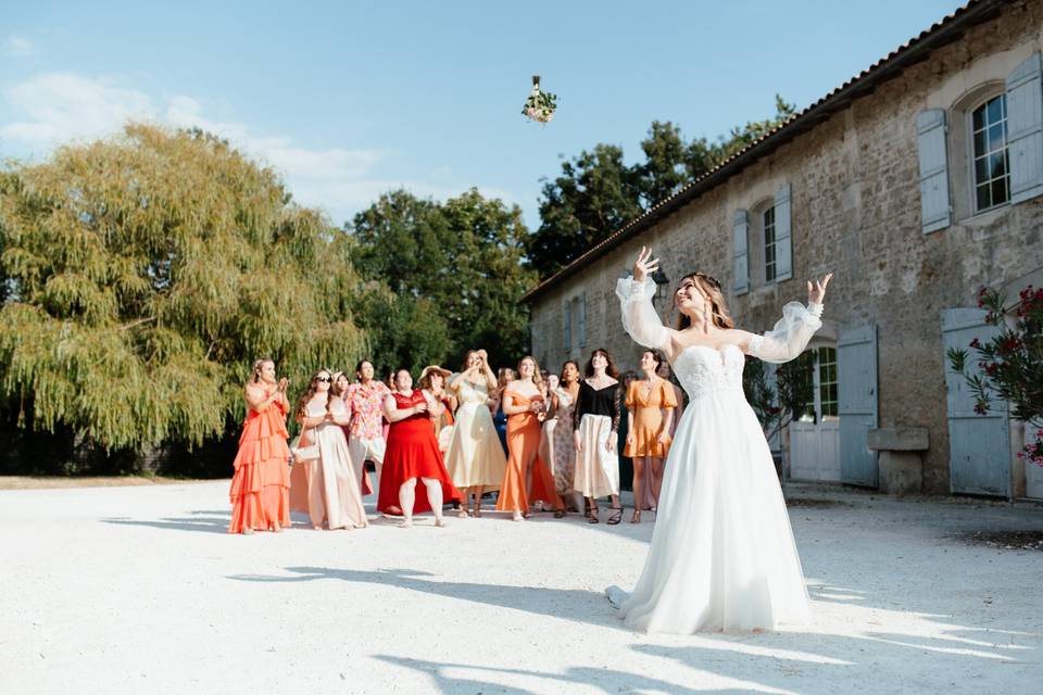 Lancé de bouquet