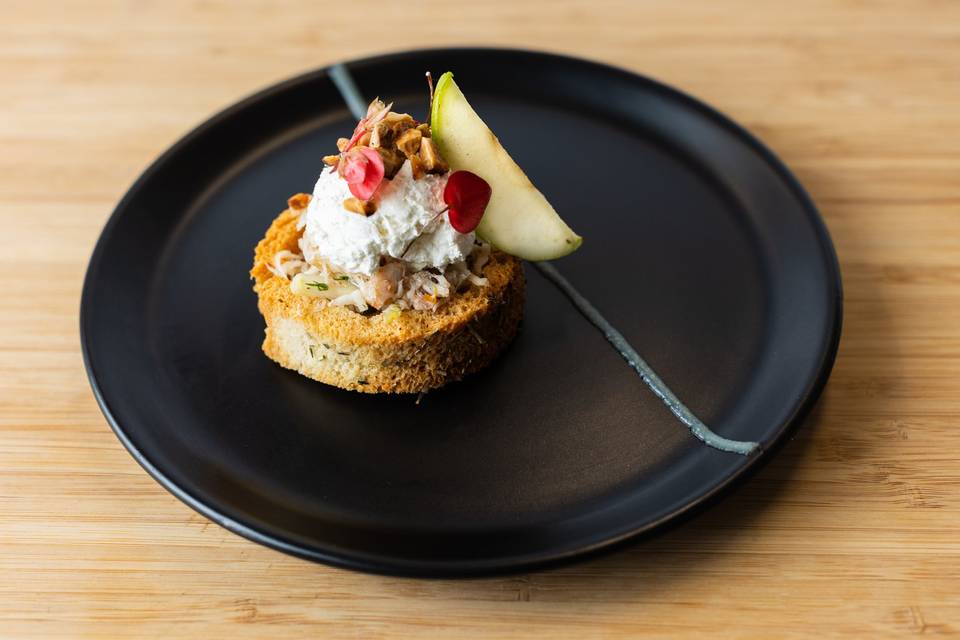 Entrée aux tourteaux