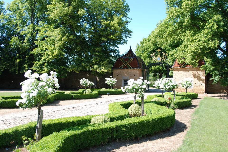 Jardin cour d'honneur