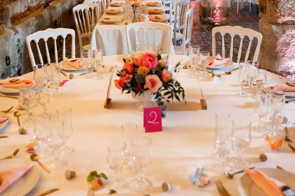 Décor table d'honneur