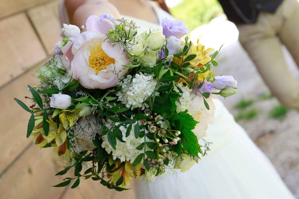 Bouquet mariée champêtre