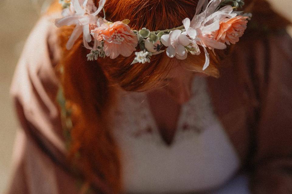 Couronne de fleurs