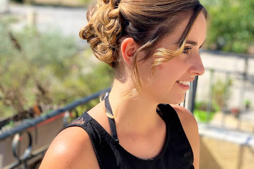 Chignon tressé