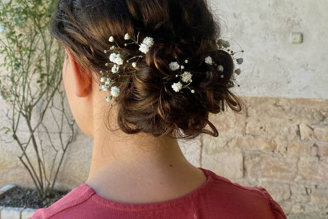 Chignon bohème