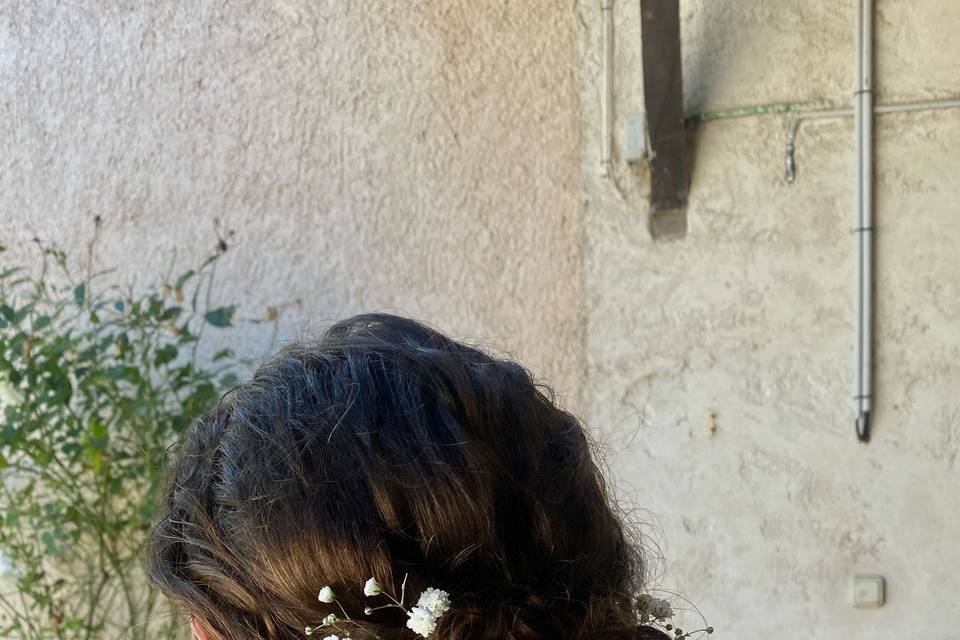 Chignon bohème