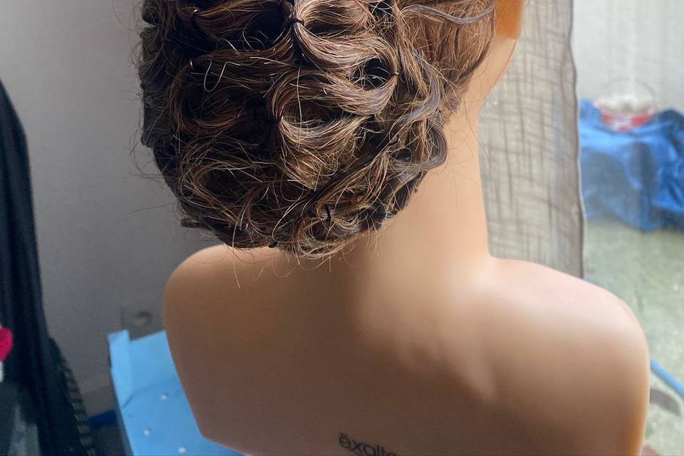 Chignon sophistiqué
