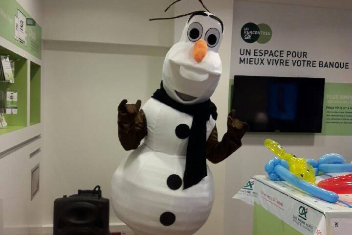 Mascotte Olaf