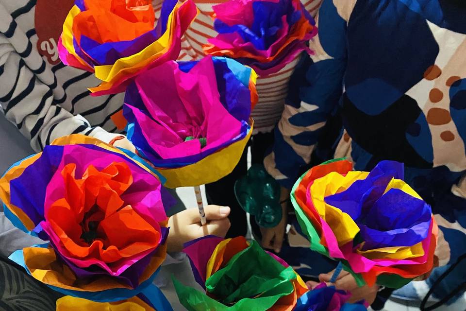 Atelier créatif fleurs