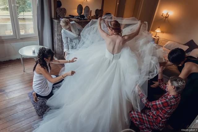 Préparation de la mariée