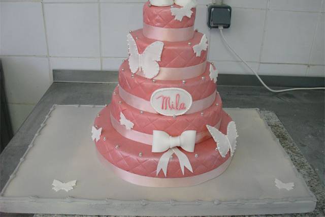 Wedding cake pâte d'amand