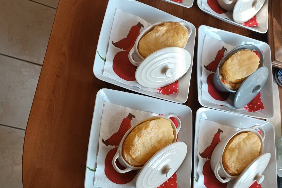 Mini cocottes blanquette de ée