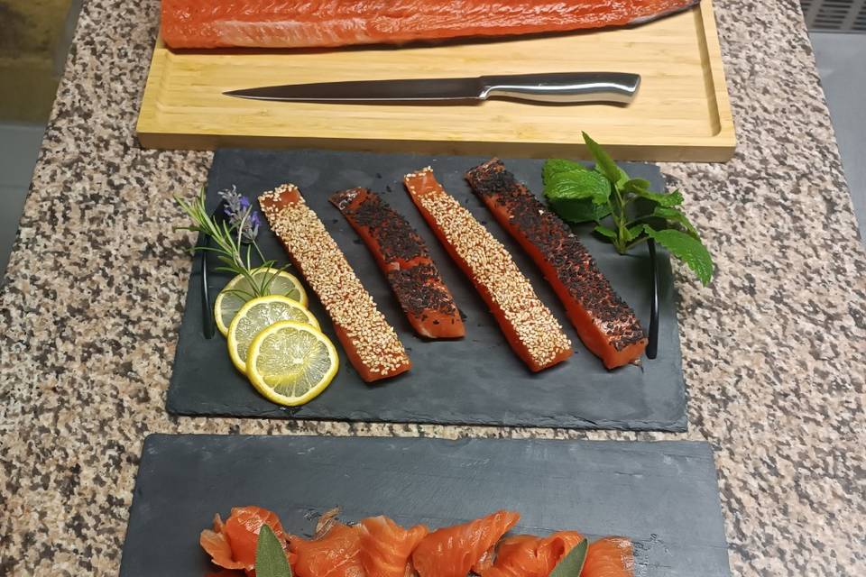 Trio de saumon
