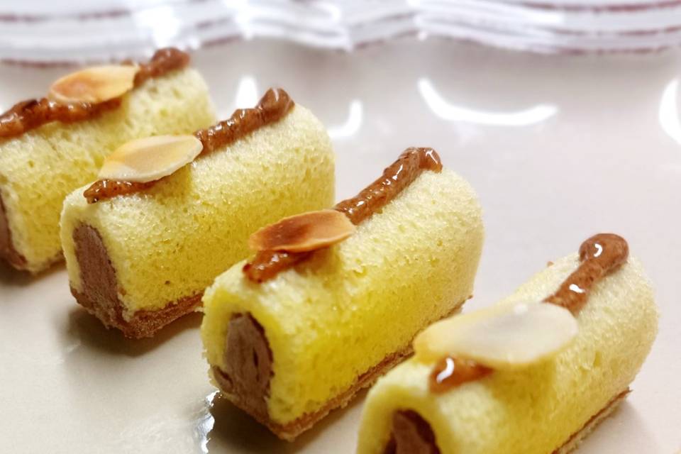 Mini bûchettes de Noël au pral