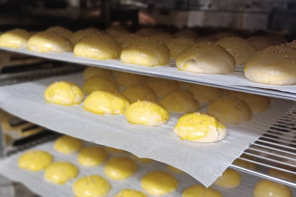 Petit pain bun prêt à cuire