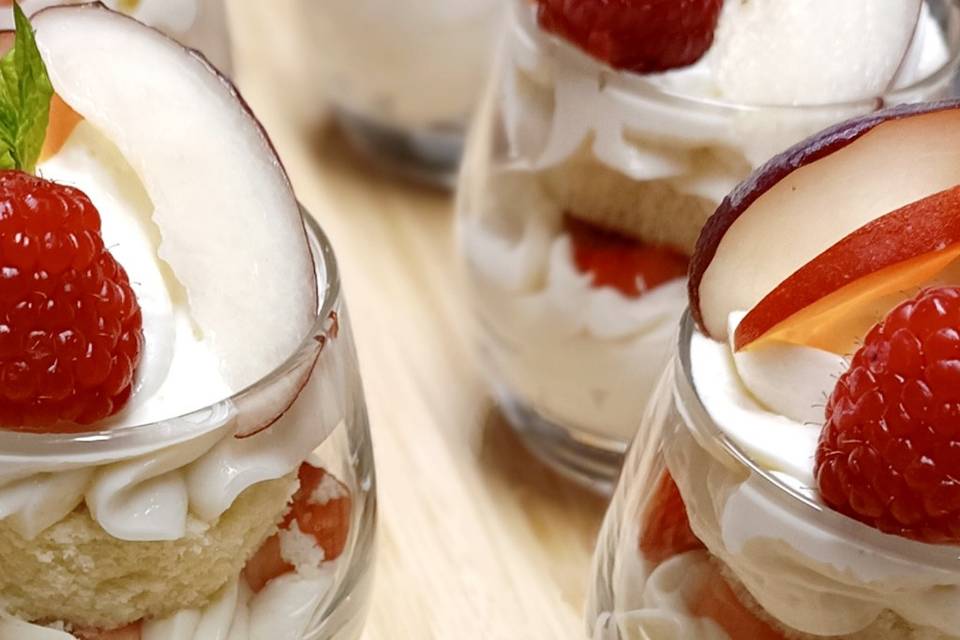 Verrine crémeuse aux fruits de