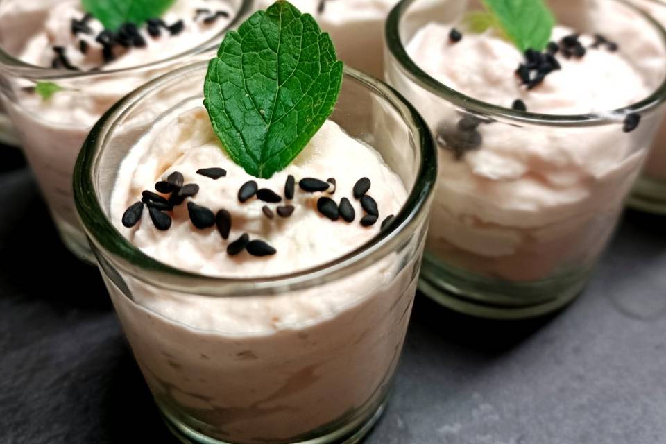 Verrine mousse de saumon