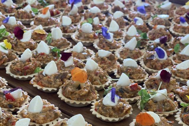 Tartelette salée son caviar de