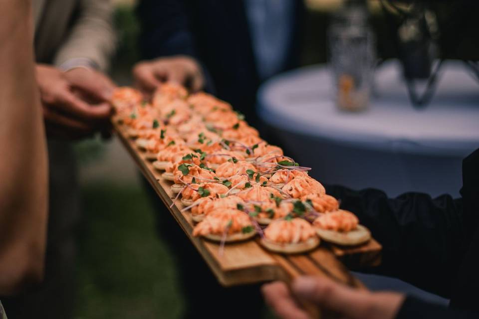 Blinis au poivre de sichuan