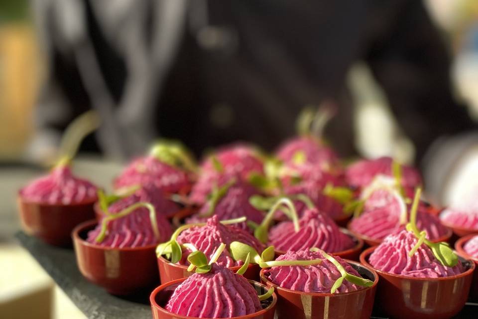 Mousse de betterave à l’huile