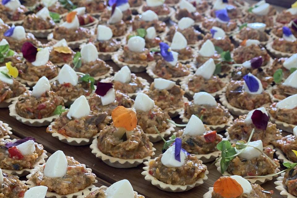 Tartelette salée son caviar de